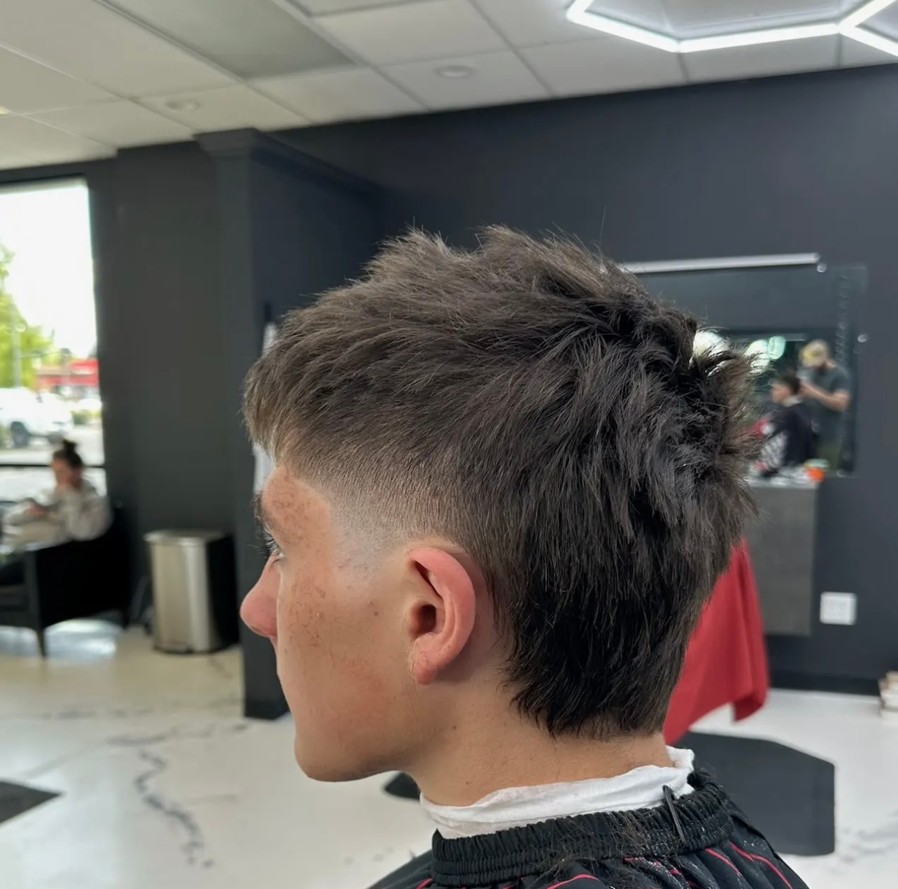 Barber tools on the counter